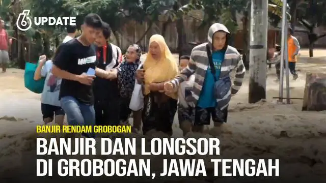 Tanggul Sungai Tuntang jebol menyebabkan banjir melanda puluhan desa di Kabupaten Grobogan, Jawa Tengah. Banjir Grobogan tak hanya merendam rumah warga, tetapi juga menggenangi akses jalan hingga jalur rel kereta api Semarang-Surabaya.