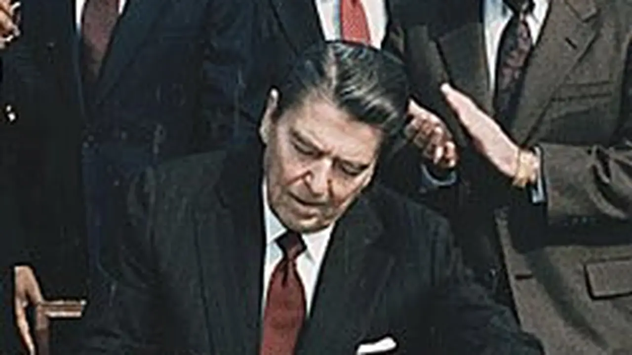 Presiden AS Ronald Reagan