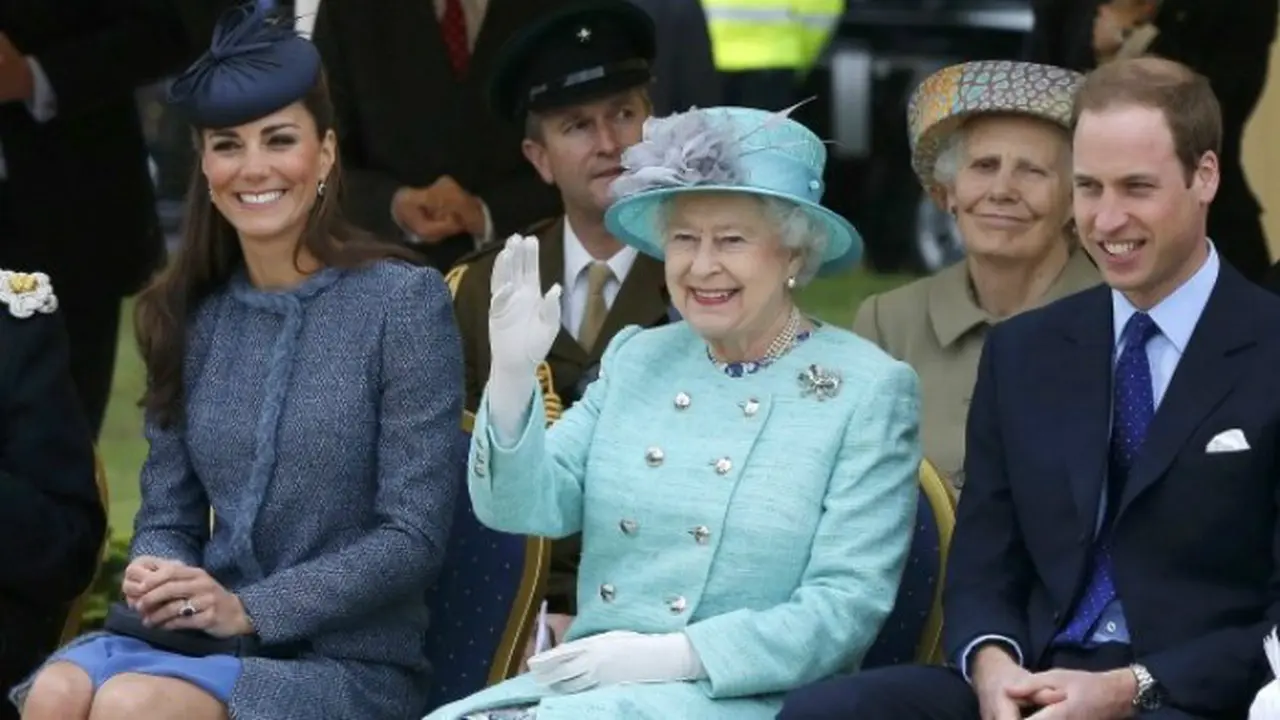 Kate Middleton, Ratu Elizabeth II, dan Pangeran William