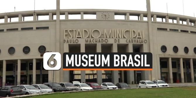 VIDEO: Museum Sepak Bola Brasil Dibuka Kembali dengan Pameran Patung Pele