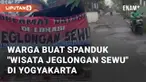 Beredar video viral terkait aksi warga yang membuat spanduk Wisata Jeglongan Sewu. Spanduk ini hadir sebagai respon terhadap kondisi jalanan yang memprihatinkan
