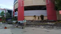 Situasi Glodok Plaza, Jakarta Barat pada Minggu (19/1/2025). Tempat tersebut terbakar pada Rabu malam 15 Januari 2025. (Liputan6.com/ Ady Anugrahadi)