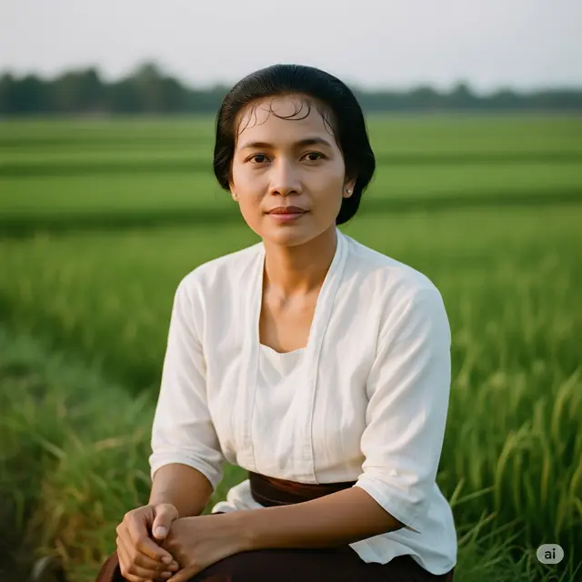 Model Rambut Tipis dan Lepek untuk Wanita Jidat Lebar. Foto: Gemini