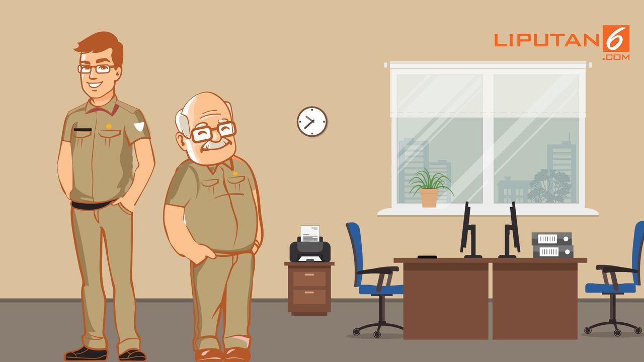 Banner PNS dan pensiunan dapat THR