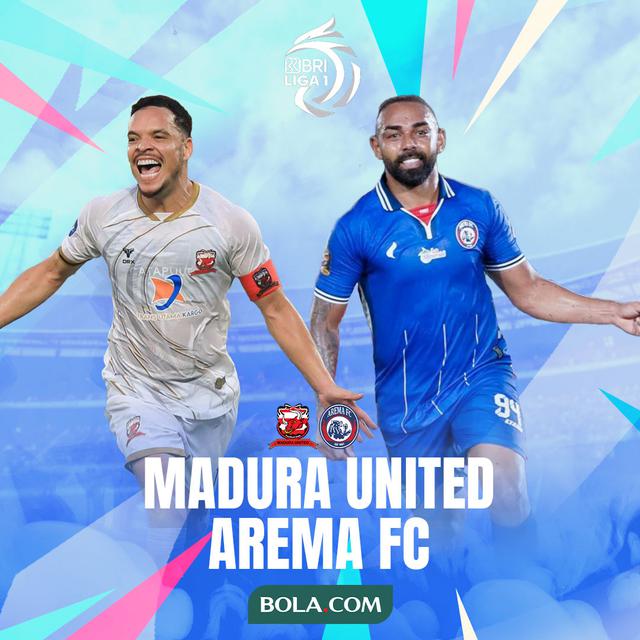 BRI Liga 1 - Madura United Vs Arema FC - Lulinha Vs Dalberto