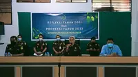 Kepala kejari Makassar, Andi Sundari menegaskan pihaknya akan fokus menuntaskan penanganan kasus dugaan korupsi pembebasan lahan industri sampah Kota Makassar yang menguras APBD Kota Makassar sebesar Rp70 miliar lebih (Liputan6.com/ Eka Hakim)