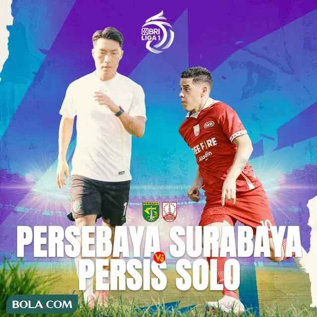 BRI Liga 1 - Duel Pemain - Persebaya Surabaya Vs Persis Solo