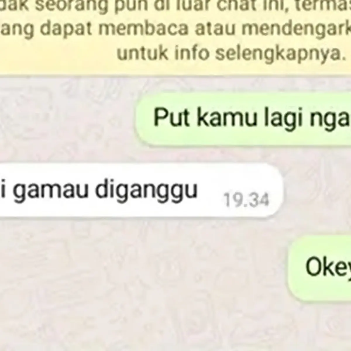 10 Chat Lucu Orang Tanya Lagi Apa Ini Jawabannya Absurd Banget - Hot  Liputan6.com