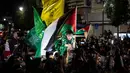 Keputusan pembebasan tahanan Palestina oleh Israel diambil setelah sebelumnya pihak Palestina membebaskan 13 sandera Israel bersama dengan tiga warga negara Thailand dan seorang berkewarganegaraan ganda Rusia-Israel. (FADEL SENNA/AFP)