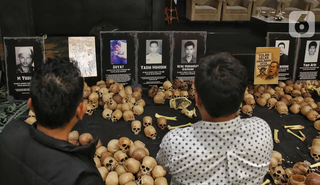 Diskusi publik tersebut digelar sebagai bagian dari memperingati 27 tahun Reformasi dan membuka ruang dialog sejarah secara kritis bagi khalayak luas. (Liputan6.com/Angga Yuniar)