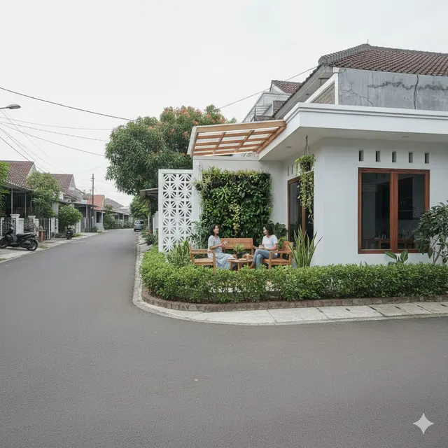 Desain Teras Rumah Hook Estetik