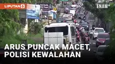Polisi Kewalahan, Arus Libur Nataru Menuju Puncak Masih Padat