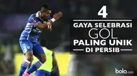 Zulham Zamrun, 4 Gaya Selebrasi Gol Paling Unik di Persib (bola.com/Rudi Riana)