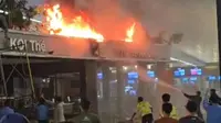 Kebakaran Tenant di Terminal 3 Bandara Soekarno Hatta. (Dok. Istimewa)