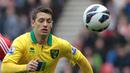 Gelandang Norwich City, Wes Hoolahan mengoleksi 7 assists bersama timnya hingga pekan ke-25 Liga Premier Inggris. (AFP/Lindsey Parnaby)
