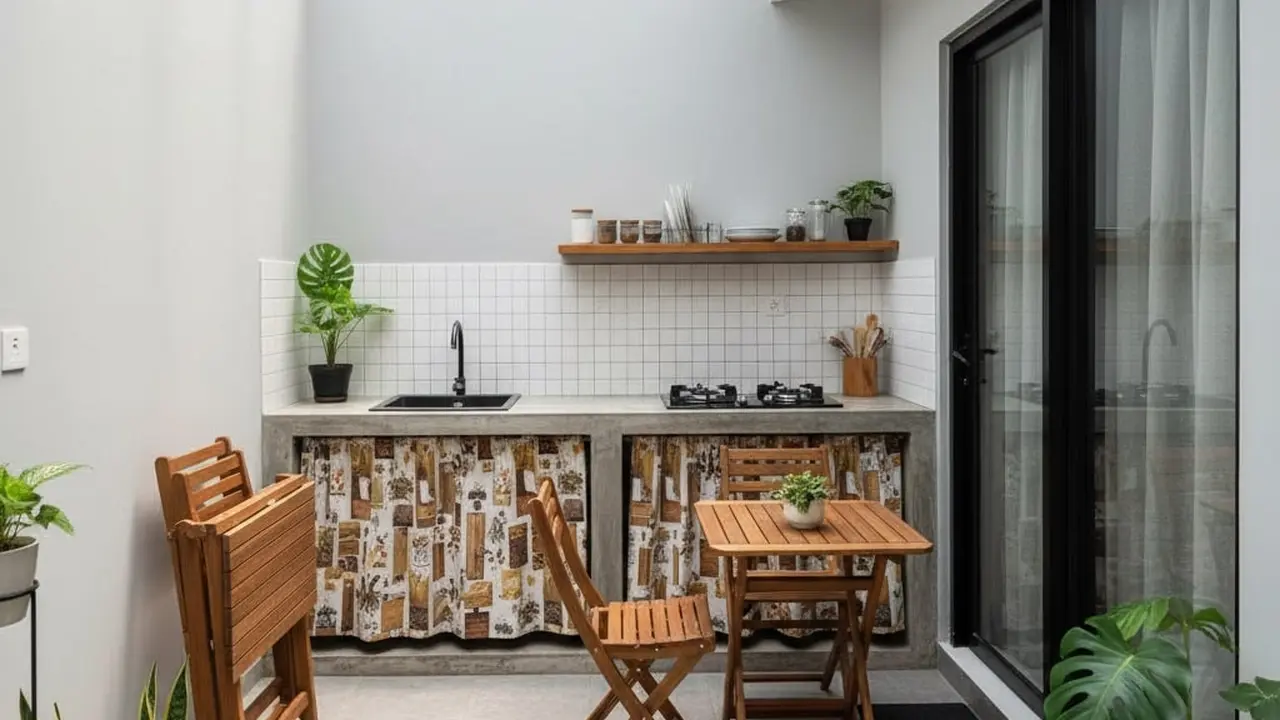 Konsep Compact dengan Furnitur Lipat
