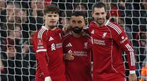 Liverpool berhasil memetik kemenangan saat melawan Brighton dalam laga putaran keempat Piala FA yang berlangsung di Anfield, Liverpool, Inggris, Sabtu (14/02/2026) waktu setempat. (AFP/Darren Staples)