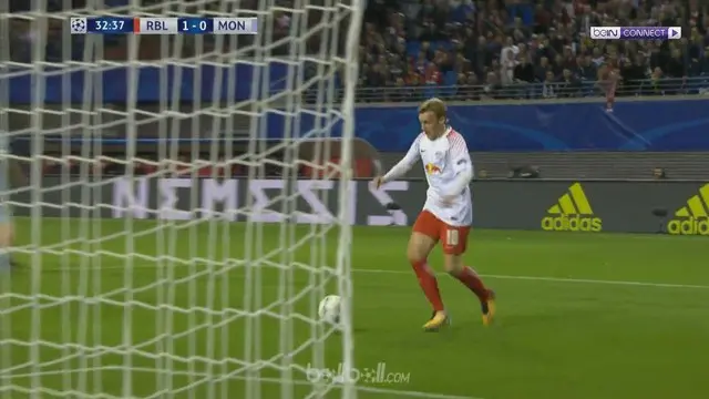 VIDEO: Highlights Liga Champions, RB Leipzig Vs Monaco 1-1