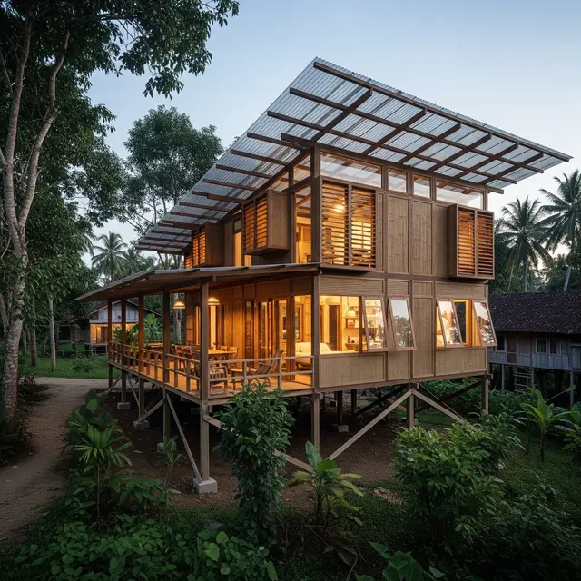 Desain Rumah Sederhana 3 Kamar di Kampung
