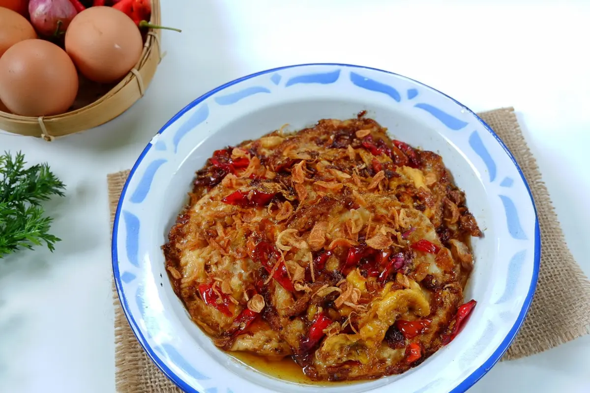 resep telur ceplok saus tiram