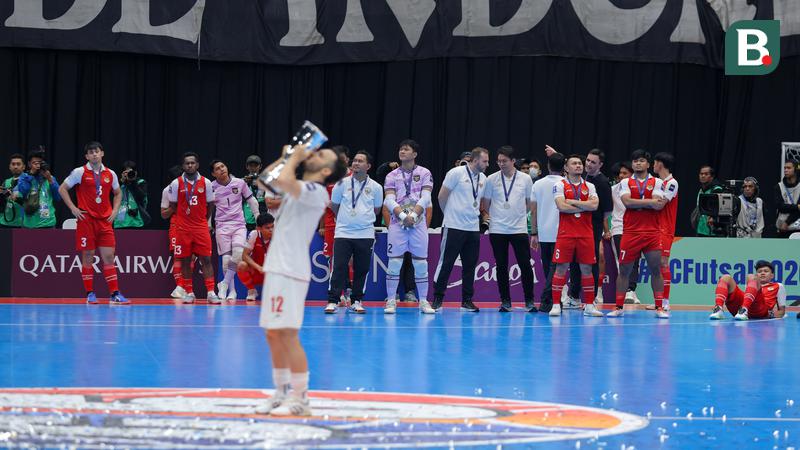 Foto: Berikan Perlawanan hingga Titik Darah Penghabisan, Timnas Futsal Indonesia Tunduk dari Iran Melalui Adu Penalti di Piala Asia