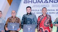 Pemerintah Kota Padang Panjang meraih penghargaan Simpul Jaringan Terbaik Bhumandala Nawasena dari  Badan Informasi Geospasial (BIG), Jumat (25/11) malam. (Foto: Istimewa)
