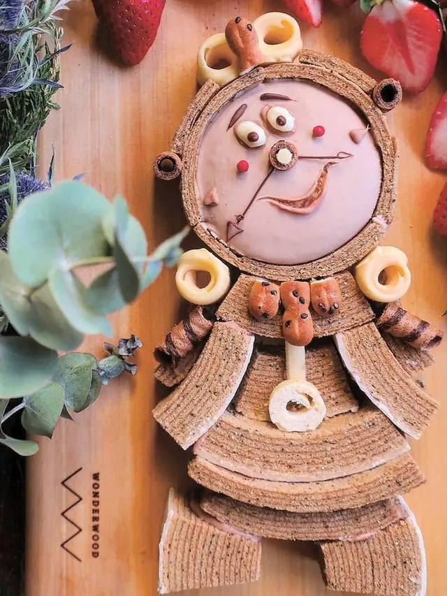 Indah Banget, Wanita Ini Ciptakan Karya Seni dari Makanan untuk Buah Hatinya