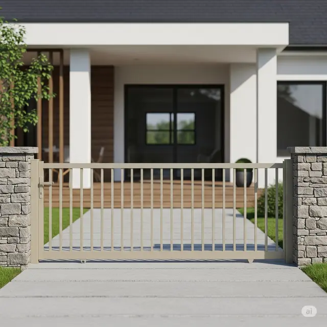 Desain Depan Rumah Sederhana Tapi Mewah. Foto: Gemini