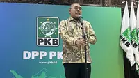 Waketum PKB Jazilul Fawaid mengungkapkan, partainya tertarik mengusung Menparekraf Sandiaga Uno maju di Pilkada Jawa Barat. (Liputan6.com/Winda Nelfira)