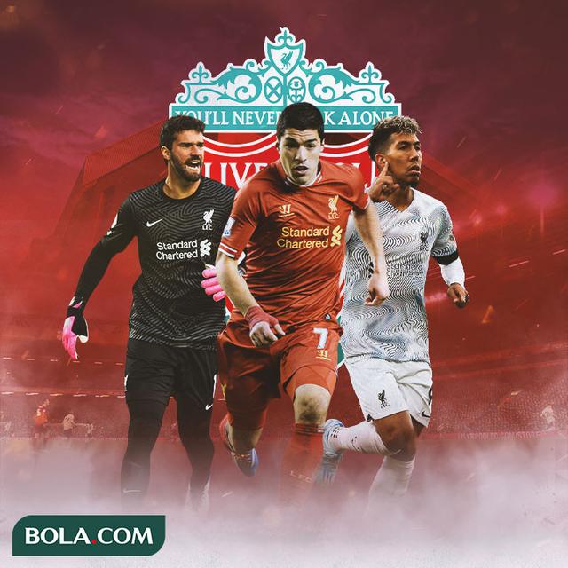 Liverpool - Alisson Becker, Luis Suarez, Roberto Firmino