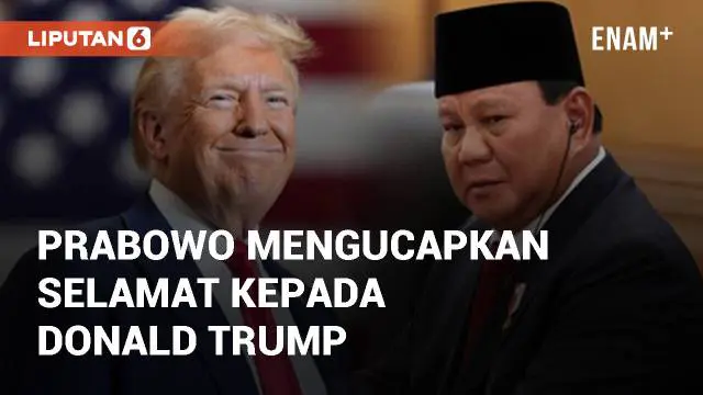 VIDEO: Momen Presiden Prabowo Mengucapkan Selamat Kepada Presiden Terpilih Donald Trump