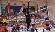 Timnas voli putri Indonesia kalah dari Filipina 0-3 (17-25, 17-25, 26-28) pada laga terakhir SEA V League 2025 putaran kedua di Ninh Binh Gymnasium, Vietnam, Minggu (10/8).&nbsp;(foto: SAVA Volley)