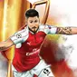 Olivier Giroud striker Arsenal asal Prancis. GORILASPORT