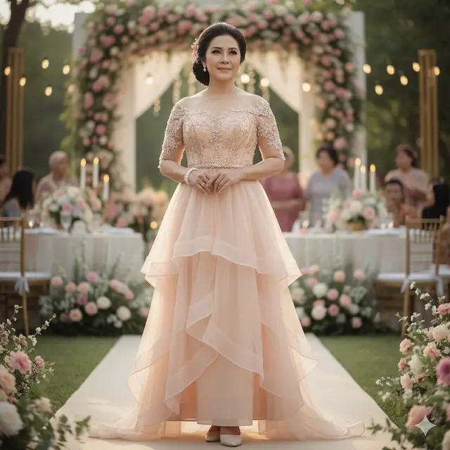 Model Baju Bridesmaid Emak Emak