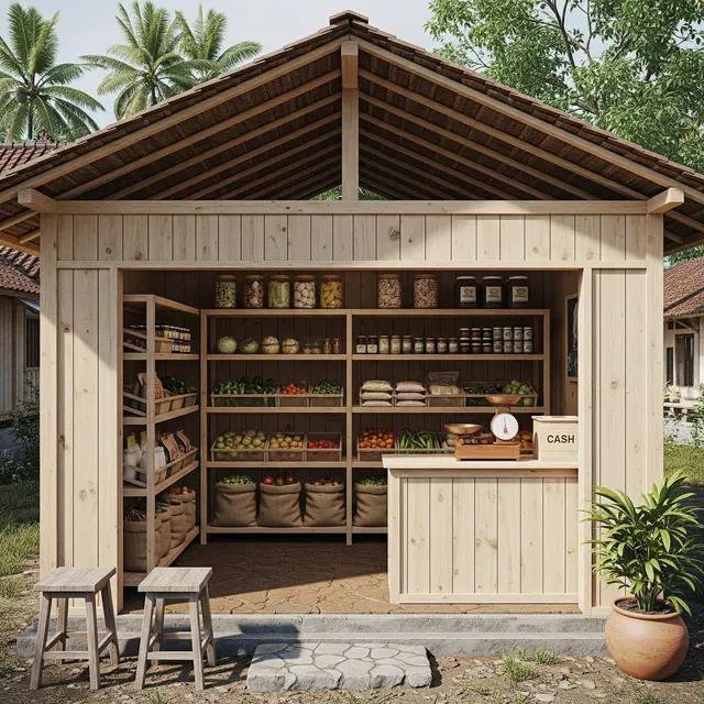 Desain Warung Sembako Sederhana Tapi Menarik