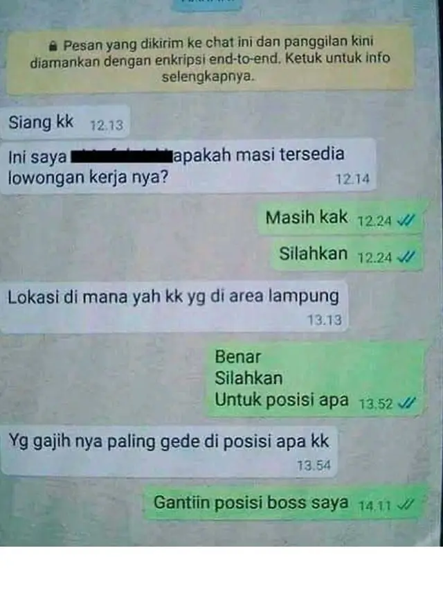 6 Chat Pelamar Kerja Kurang Sopan Ini Bikin Emosi