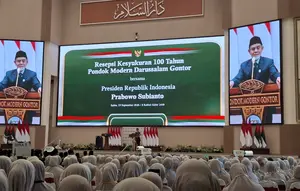Pimpinan Gontor Lapor Prabowo Dapat Penghargaan Taat Pajak