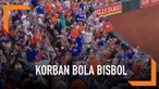 Insiden tidak terduga terjadi pada pertandingan bisbol antara Chicago Cubs vs Houston Astros. Seorang balita perempuan terkena bola dan dilarikan ke rumah sakit.