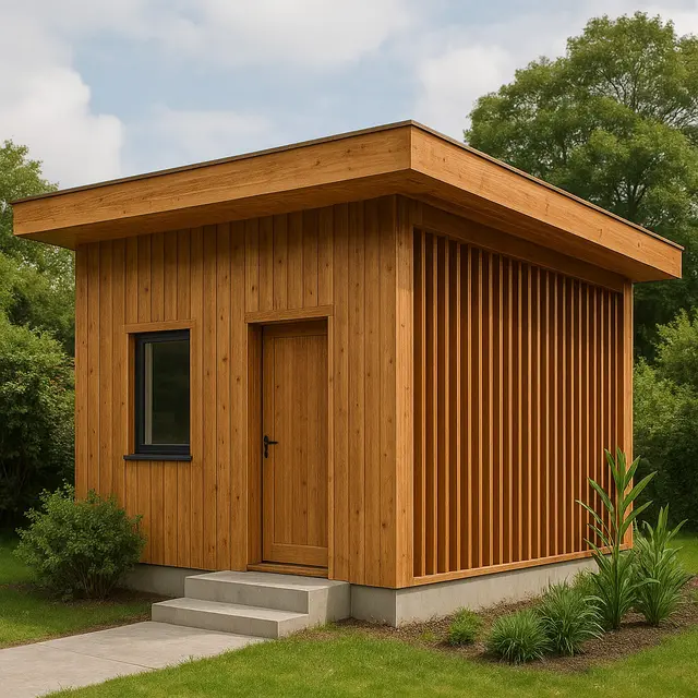 7 Model Rumah Minimalis dengan Lisplang dan Kisi-Kisi Kayu Vertikal, Tampilan Simpel tapi Berkarakter