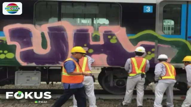 Minimnya Pengamanan, Polisi Sulit Identifikasi Pelaku Vandalisme Kereta MRT