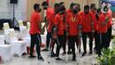 Para pemain Timnas Sepak Bola Amputasi Indonesia saat menghadiri pertemuan dengan Menpora Zainudin Amali di Gedung Kemenpora, Jakarta, Kamis (17/3/2022). Pemerintah juga akan menyiapkan akomodasi selama di Turki, serta kebutuhan ahli nutrisi untuk para pemain. (Liputan6.com/Herman Zakharia)