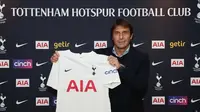 Tottenham Hotspur meresmikan kedatangan Antonio Conte sebagai manajer anyar pada Selasa (2/11/2021). (dok. Tottenham Hotspur)