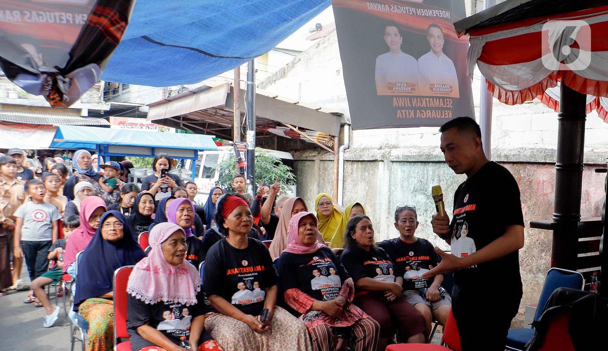 Dharma Pongrekun juga terus menyuarakan komitmennya untuk menghadirkan program ekonomi yang lebih adil dan tepat sasaran bagi rakyat kecil. (Liputan6.com/Herman Zakharia)
