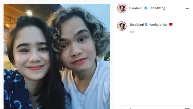 Tissa Biani - Dul Jaelani (Foto: Instagram/@tissabiani)