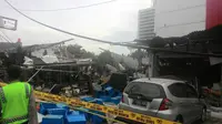 Kondisi PHD yang meledak di Jalan Hankam Bekasi (Andreas Gerry Tuwo/liputan6.com)