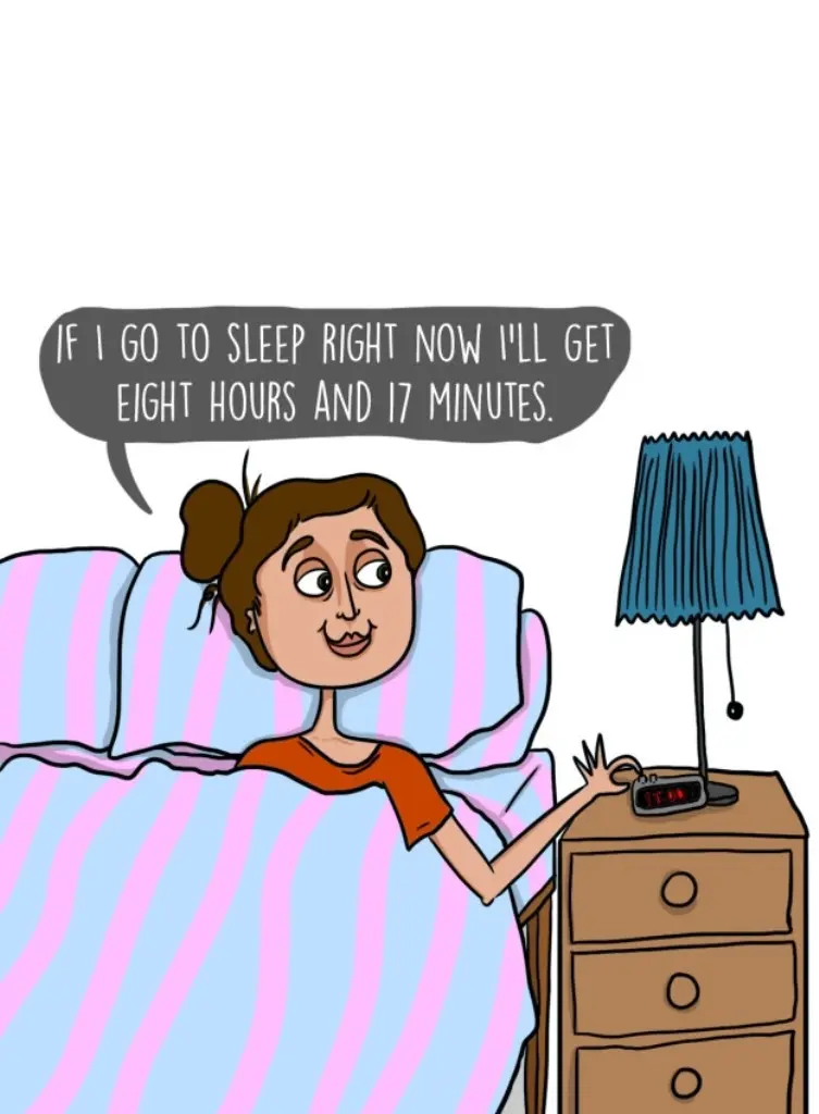 Tips: Biar nggak kesiangan, atur tunda alarm sampai tiga kali. (Via: buzzfeed.com)