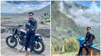 5 Gaya Andik Vermansah Saat Liburan di Bromo, Keren dengan Pakaian Hitam (Sumber: Instagram.com/@andikvermansah)