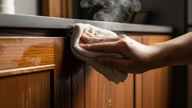 Minyak Menumpuk di Kitchen Set? Ini Tips Membersihkan Tanpa Merusak Lapisan