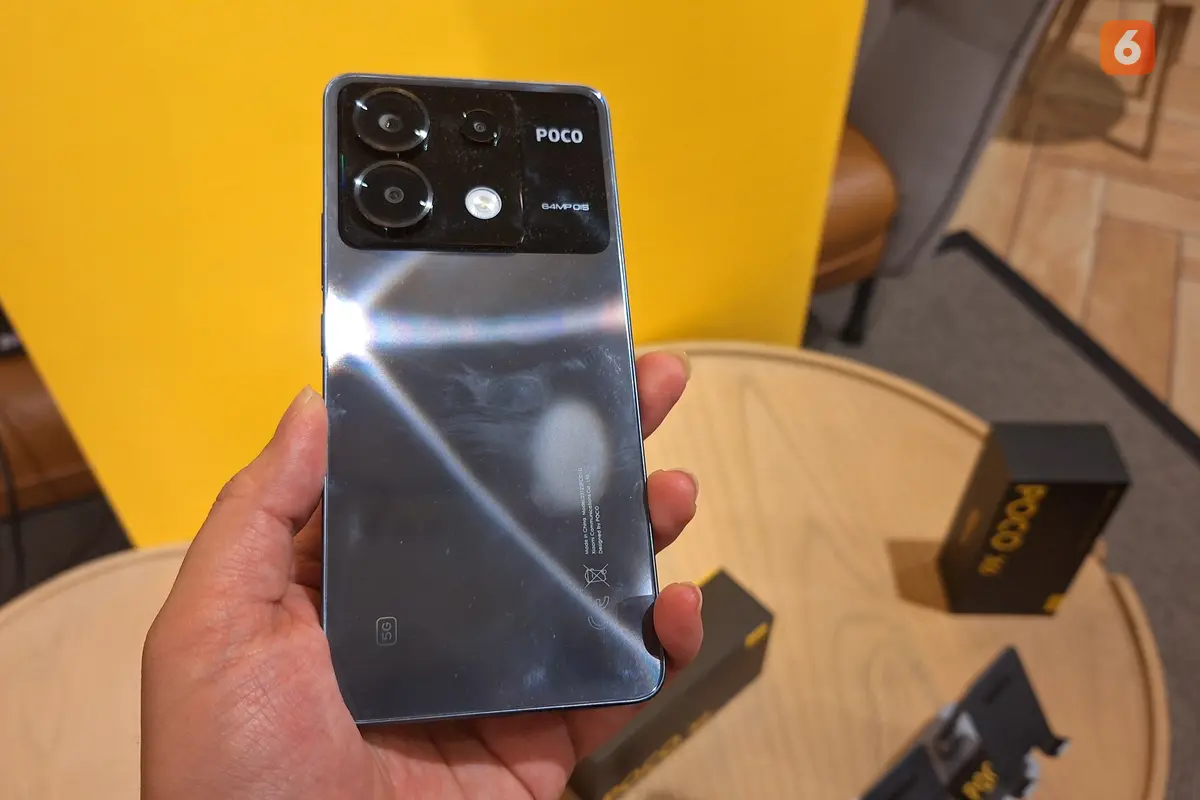 Poco X6 5G menggunakan prosesor Qualcomm Snapdragon 7s Gen 2. (Liputan6.com/Giovani Dio Prasasti)