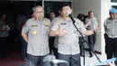 Wakapolri Komjen Ari Dono Sukmanto memberi penjelasan terkait kondisi Palu pascagempa dan tsunami di Jakarta, Selasa (2/10). Polisi mengatakan akan menindak warga yang mengambil uang dan barang-barang berharga lain. (Liputan6.com/Faizal Fananai)